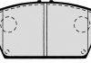 Комплект тормозных колодок, дисковый тормоз JAKOPARTS J3601072 (фото 2)