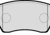 Комплект тормозных колодок, дисковый тормоз JAKOPARTS J3601085 (фото 2)