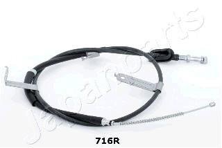 Трос ручного гальма JAPANPARTS BC716R (фото 1)