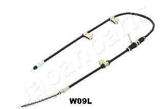 CHEVROLET Трос ручн.тормоза лев.Aveo 02- JAPANPARTS BC-W09L