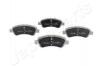Колодки гальмівні CITROEN P. BERLINGO/C2/C4/DS3/XSARA 96- JAPANPARTS PA0051AF (фото 1)