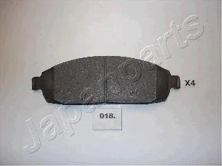 Гальмівні колодки, дискове гальмо (набір) JAPANPARTS PA-018AF