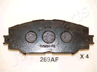 TOYOTA Колодки тормозные передн. Auris,Corolla,RAV-4 05- JAPANPARTS PA-269AF