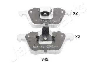 Комплект тормозных колодок, дисковый тормоз JAPANPARTS PA-349AF