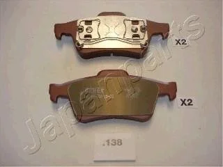 Гальмівні колодки, дискове гальмо (набір) JAPANPARTS PP-138AF