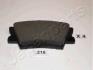 Гальмівні колодки, дискове гальмо (набір) JAPANPARTS PP218AF (фото 1)