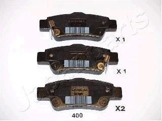Гальмівні колодки, дискове гальмо (набір) JAPANPARTS PP-400AF