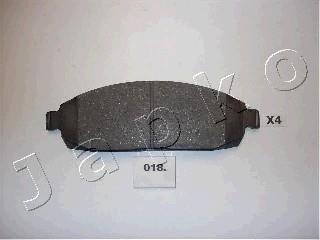 Тормозные колодки, дисковый тормоз (набор) JAPKO 50018