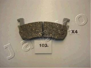 Тормозные колодки, дисковый тормоз (набор) JAPKO 50103 (фото 1)