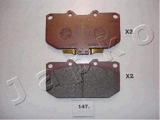 Тормозные колодки, дисковый тормоз (набор) JAPKO 50147 (фото 1)