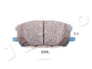 Гальмівні колодки, дискове гальмо (набір) JAPKO 50209