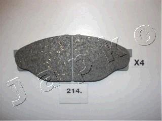 Гальмівні колодки, дискове гальмо (набір) JAPKO 50214