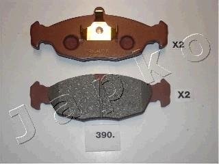 Тормозные колодки, дисковый тормоз (набор) JAPKO 50390