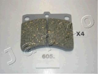 Тормозные колодки, дисковый тормоз (набор) JAPKO 50605 (фото 1)