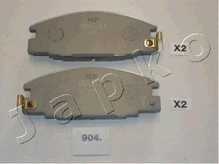 Комплект тормозных колодок, дисковый тормоз JAPKO 50904 (фото 1)