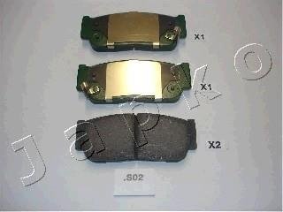 Тормозные колодки, дисковый тормоз (набор) JAPKO 51S02 (фото 1)