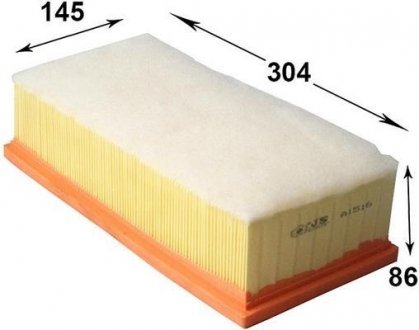Фільтр повітряний JS ASAKASHI A1516
