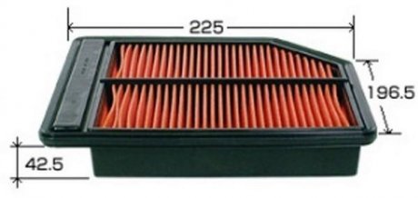 Фильтр воздушный JS ASAKASHI A886J