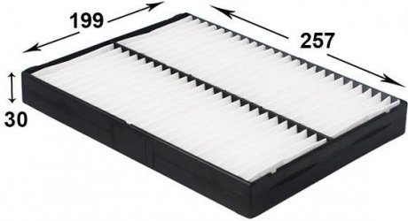 Фильтр салона 257/199/30 JS ASAKASHI AC984J