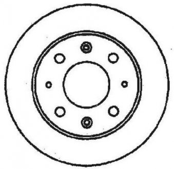 Гальмівний диск Jurid 561144J