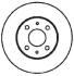 Диск тормозной ALFA 147/156/164 251mm /T/ Jurid 561340JC (фото 1)