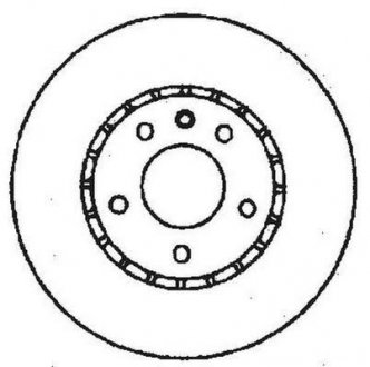 Гальмівний диск Jurid 561406J (фото 1)
