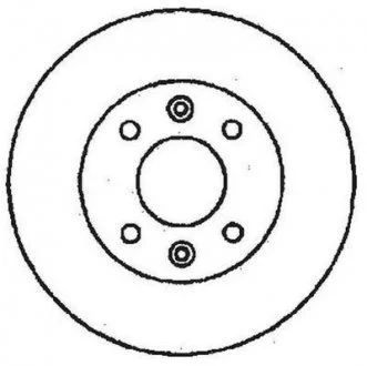 Диск тормозной AZ/SAXO/XSARA/ZX 247mm /P/ P106/206/306 Jurid 561409JC
