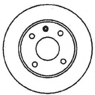 Тормозной диск Jurid 561448JC (фото 1)