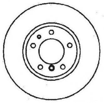 Тормозной диск Jurid 561476JC (фото 1)