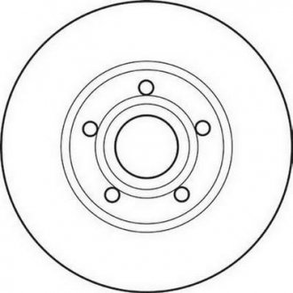 Тормозной диск Jurid 561547JC (фото 1)