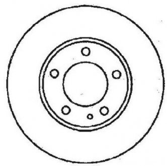 Тормозной диск Jurid 561552JC (фото 1)