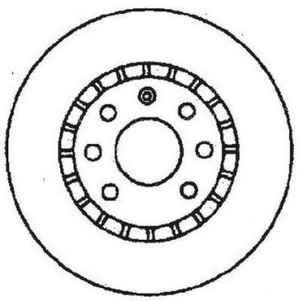 Тормозной диск Jurid 561588JC (фото 1)
