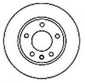 Тормозной диск Jurid 561610JC (фото 1)