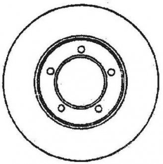 Тормозной диск Jurid 561676JC (фото 1)