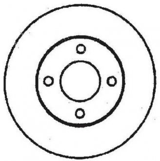 Тормозной диск Jurid 561690JC (фото 1)