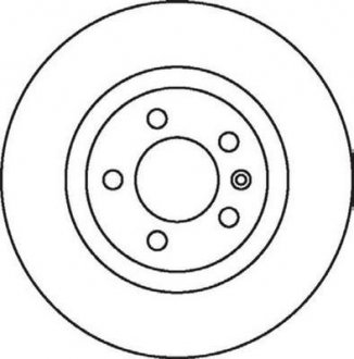 Тормозной диск Jurid 562081JC (фото 1)