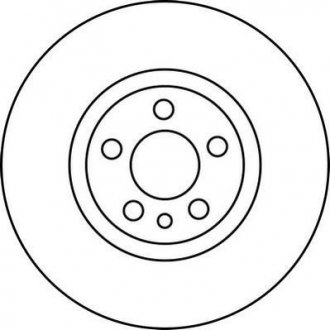 Диск гальмівний CI/FI/PE C8 JUMPY SCUDO P807 Jurid 562224JC (фото 1)