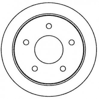 Диск гальмівний ALMERA PRIMERA tyі Jurid 562264JC
