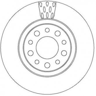 Тормозной диск Jurid 562302JC (фото 1)