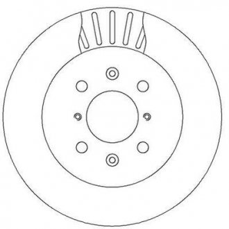 Тормозной диск Jurid 562308JC (фото 1)
