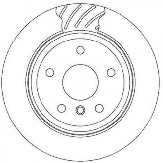 Тормозной диск Jurid 562353J (фото 1)