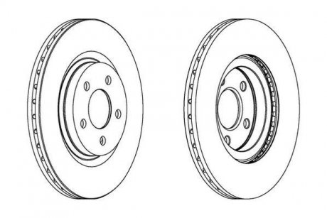 Тормозной диск Jurid 562524JC