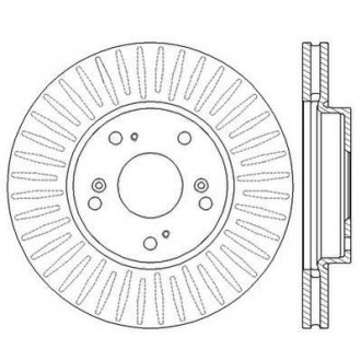 Гальмівний диск Jurid 562547JC