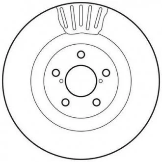 Диск гальмівний SUBARU Jurid 562677JC