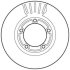 Диск гальмівний Jurid 562800JC (фото 1)