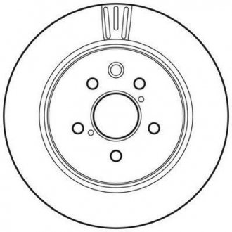 Тормозной диск Jurid 562823JC (фото 1)