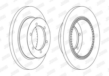 Диск тормозной Jurid 562840JC (фото 1)