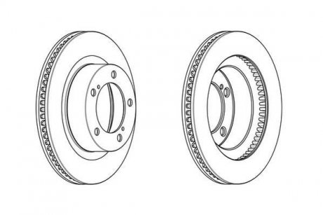 Диск гальмівний Jurid 562887JC-1