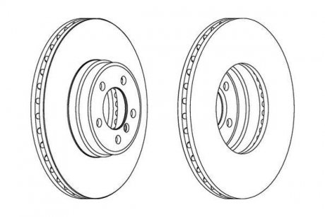 Тормозной диск Jurid 562899JC1