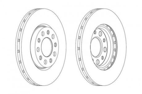 Тормозной диск Jurid 562916JC